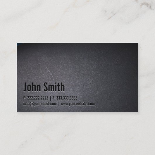 Minister van Buitenlandse Zaken Elegant Dark Minim Visitekaartje (Achterkant)