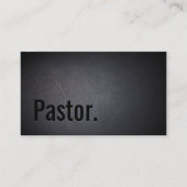 Minister van Buitenlandse Zaken Elegant Dark Minim Visitekaartje (Voorkant)