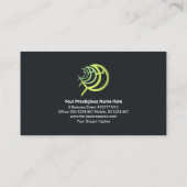 Minister van Christelijke Kruiselingij Gold Ichthu Visitekaartje (Achterkant)