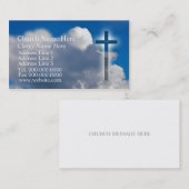 minister van Christelijke Religieus Vertrouwen Visitekaartje (Voorkant / Achterkant)