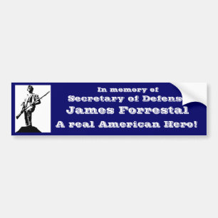Minister van Defensie James Forrestal Bumpersticker