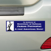 Minister van Defensie James Forrestal Bumpersticker (Op auto)