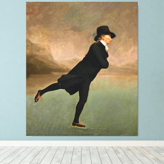 Minister van Huisvesting van Henry Raeburn (c 1790 Canvas Afdruk (Insitu (Houten vloer))