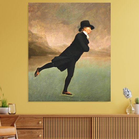 Minister van Huisvesting van Henry Raeburn (c 1790 Canvas Afdruk (Insitu (Woonkamer))