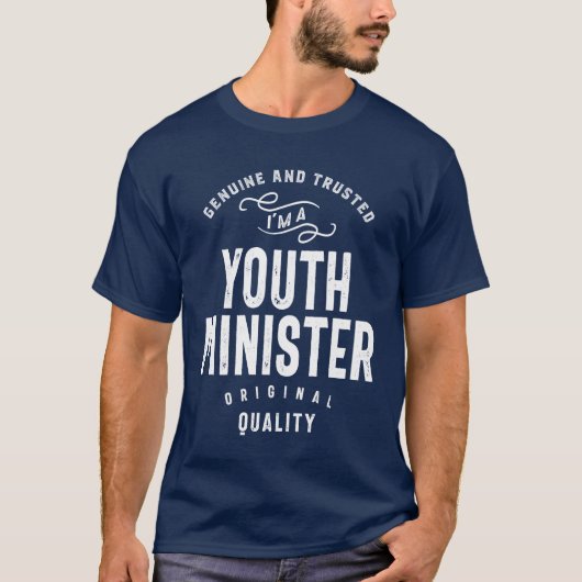 Minister van Jeugdzaken Gift Funny Job Title Profe T-shirt (Voorkant)