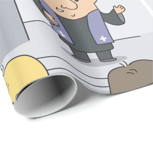 Minister van Kerken Preaching Cadeaupapier (Rol Hoek)