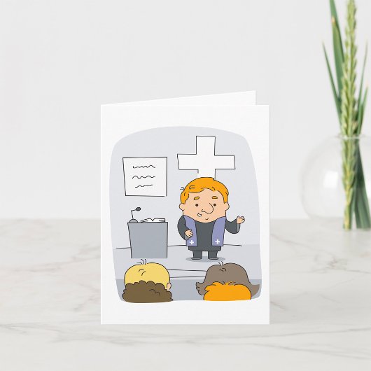 Minister van Kerken Preaching Kaart