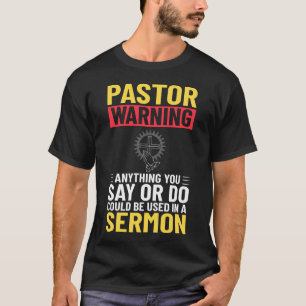 Minister van Kerkloosterkerk Clergy Christelijke J T-shirt