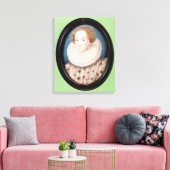 Minister van Koningin Elizabeth I Canvas Afdruk (Insitu (Woonkamer))