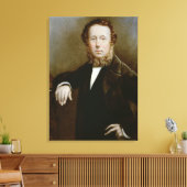 Minister van Monsieur Tussaud Canvas Afdruk (Insitu (Woonkamer))