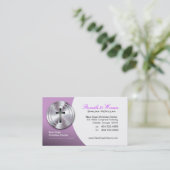 Minister van Zilver Cross - Christelijk Symbool Visitekaartje (Staand voorkant)