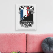 Ministère des Affaires Magiques de la France Logo Canvas Afdruk (Insitu (Woonkamer))