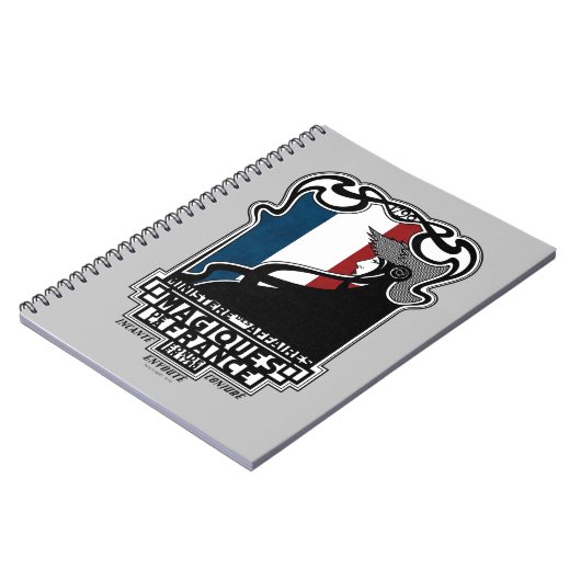 Ministère des Affaires Magiques de la France Logo Notitieboek (Linkerzijde)