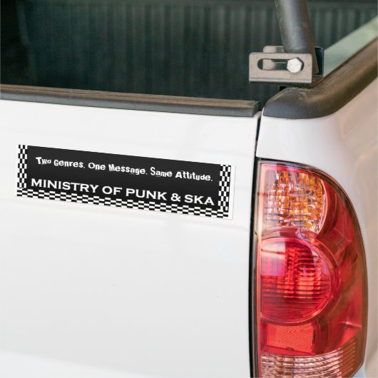 MINISTERIE BUMPERSTICKER (Op Truck)