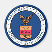 Ministerie van Arbeid Magneet (Voorkant)