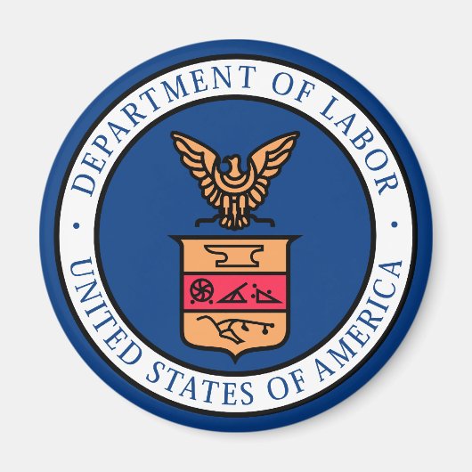 Ministerie van Arbeid Magneet (Voorkant)