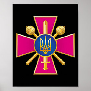 Ministerie van Defensie Oekraine Kiev Militair Inl Poster