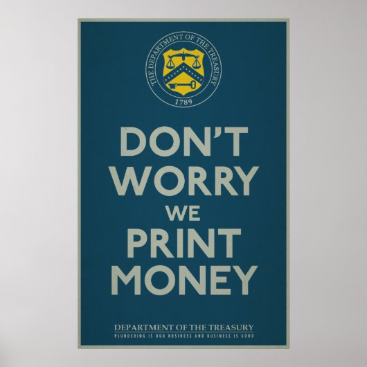 Ministerie van Financiën Parody Print (Voorkant)