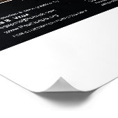 Ministerie van Messiah - Tijdschema Poster (Hoek)