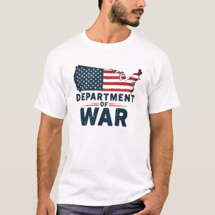 Ministerie van Oorlog  Vlag van de Verenigde State T-shirt