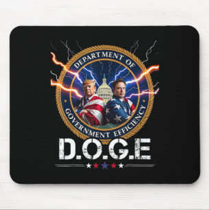 Ministerie van overheidsefficiëntie Doge Trump 47t Muismat