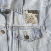 Ministerie van Wenen Vierkante Button 5,1 Cm (In situ)