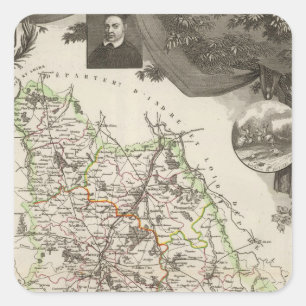 Ministerie van Wenen Vierkante Sticker