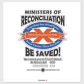 Ministers van Verzoening Sticker (Vel)