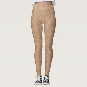 Ministraliste van Champagne Leather Chic Vegan Leggings