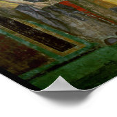 Ministrant die een dienblad met voedsel draagt poster (Hoek)