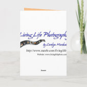 Ministry Appreciation Sunset Kaart (Achterkant)