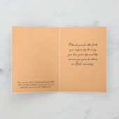 Ministry Appreciation Sunset Kaart (Binnen)