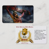 Ministry Card, 3,5 x 2,0 inch, 100 pack Visitekaartje (Voorkant / Achterkant)