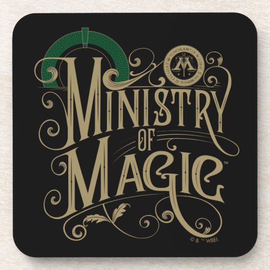  MINISTRY OF MAGIC™ Graphic Bier Onderzetter (Voorkant)