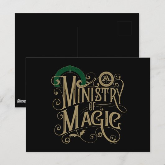  MINISTRY OF MAGIC™ Graphic Briefkaart (Voorkant / Achterkant)