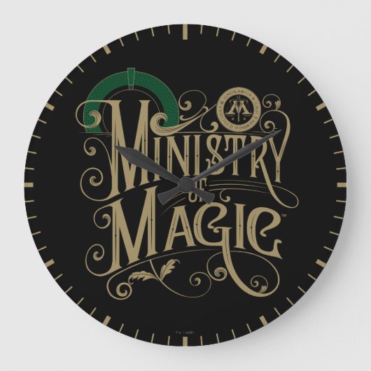  MINISTRY OF MAGIC™ Graphic Grote Klok (Voorkant)