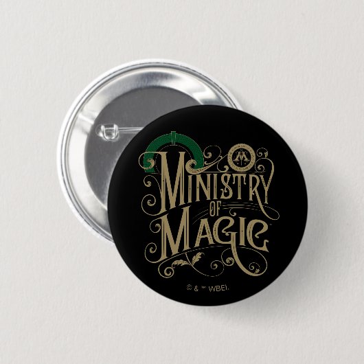  MINISTRY OF MAGIC™ Graphic Ronde Button 5,7 Cm (Voorkant /achterkant)