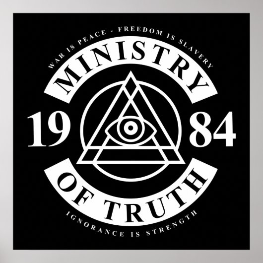 Ministry Of Truth Poster (Voorkant)