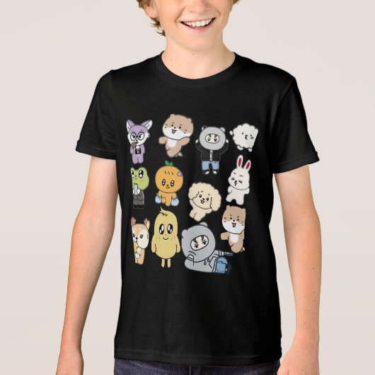 MINITEEN😂MINITEEN😂MINITEEN😂MINITEEN😂😂😂 Tri-Blend SHIRT (Voorkant)