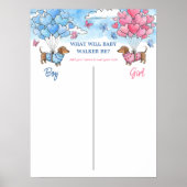 Minitiener Miniatuur Dackel Stemwedstrijd Poster (Voorkant)