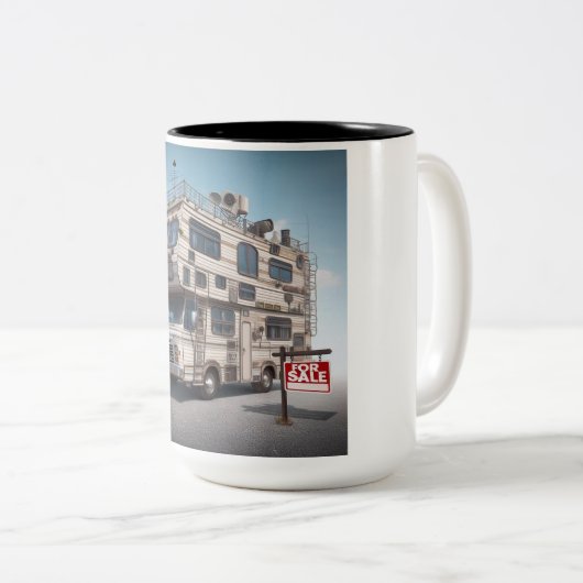 Minivan Camper Comedy Mok - Sip and Smile! (Voorkant rechts)