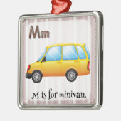 Minivan Metalen Ornament (Links)