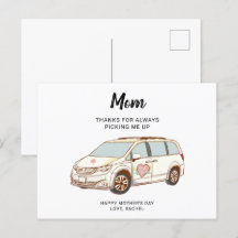 Minivan Mom Moederdag Schattige Best Mom