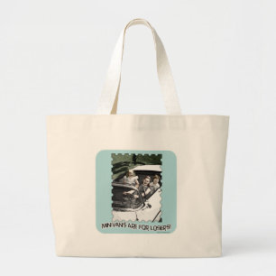 Minivans zijn 4 Losers. Grote Tote Bag