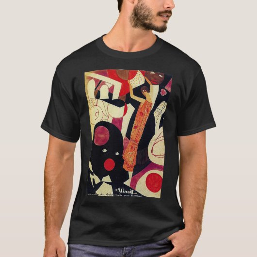 Minivet poster van Rene Magaritte T-Shirt (Voorkant)