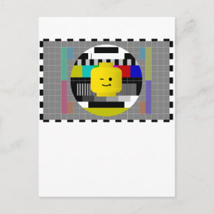 Minivijg Head TV Test Transmission Briefkaart