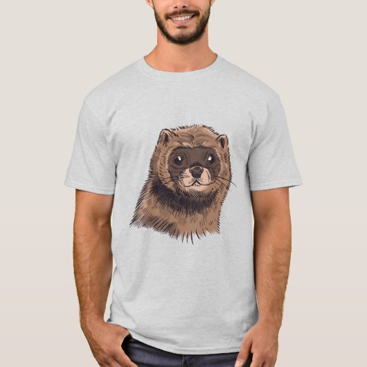 Mink Animal T-shirt (Voorkant)