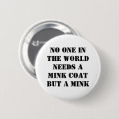 Mink Coat Ronde Button 5,7 Cm (Voorkant /achterkant)