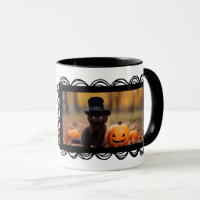 Mink de zwarte Katten koffie Mok