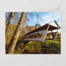 Mink Hollow Overdekte Brug, Lancaster, Ohio